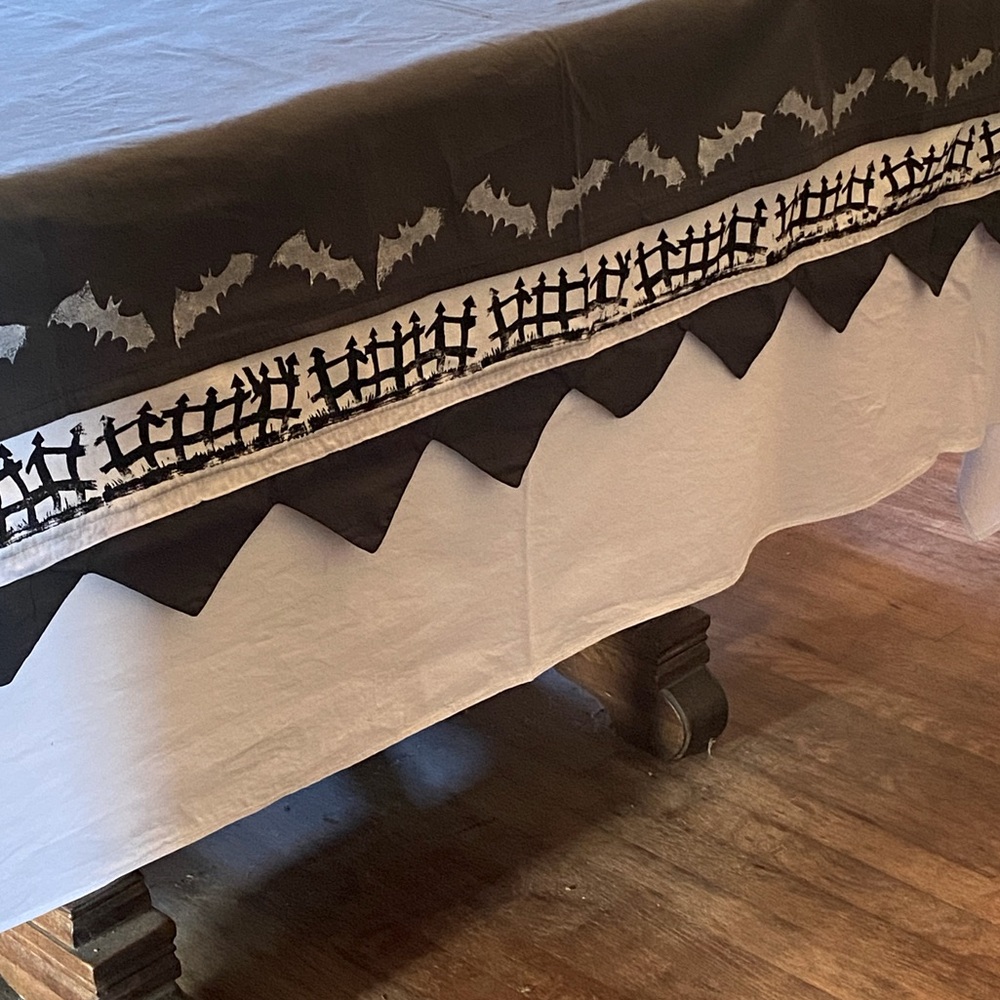 Handmade Spooktacular Table Cloth!